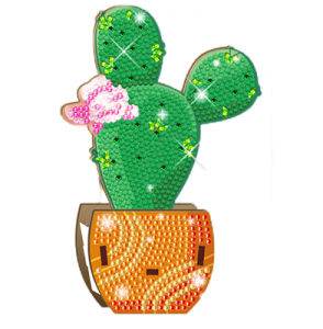 DIY Diamond Art Cactus Flower Pot